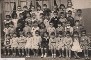 ECOLE GAMBETTA MATERNELLE 1956